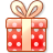 Red Gift Box 2 Shadow Icon 48x48 png